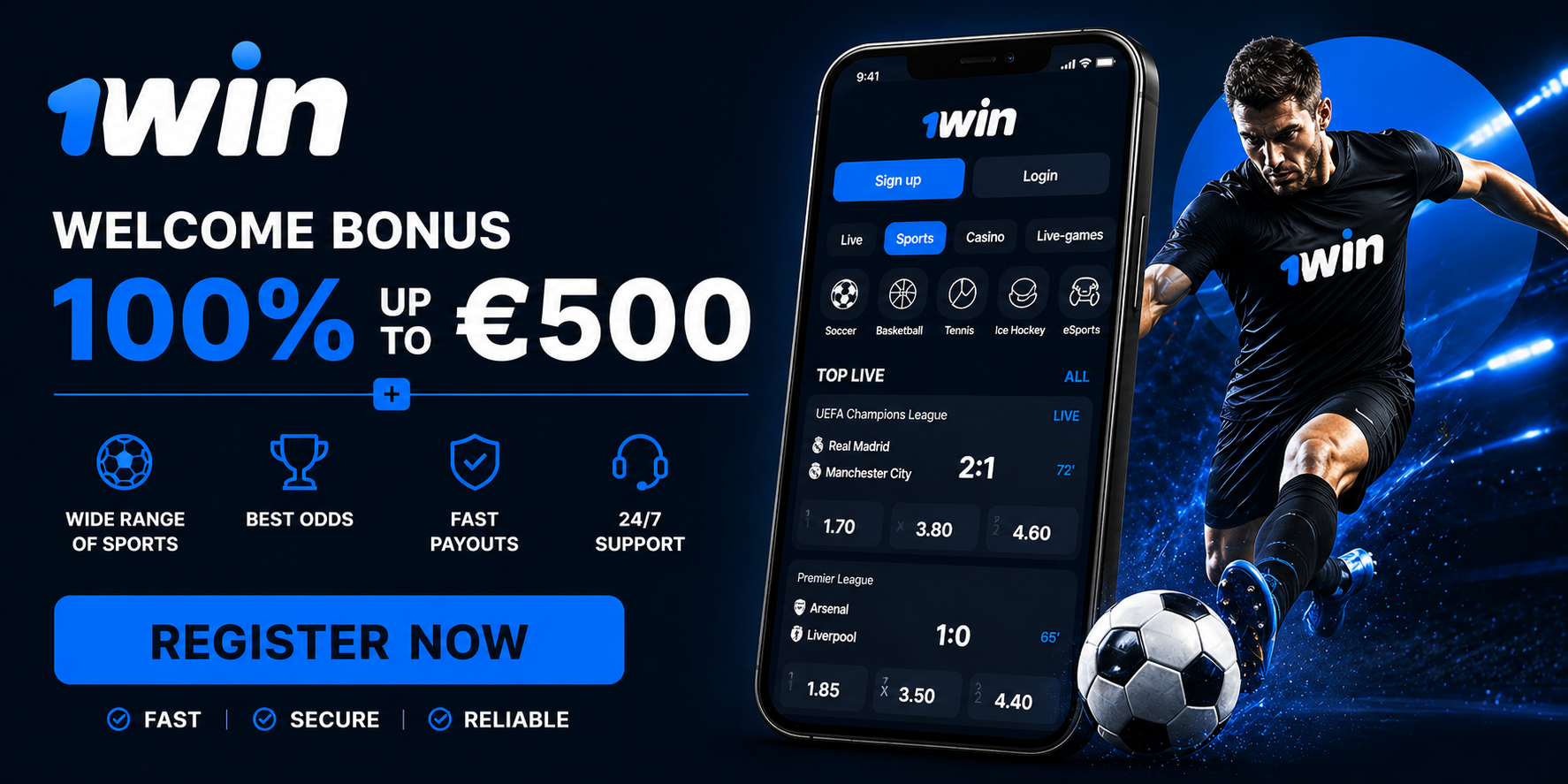 1win welcome bonus